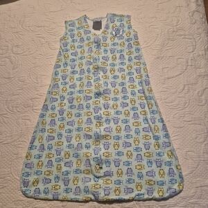 Halo Sleep Sack Medium 6-12 months single jersey cotton, 1 way zipper VGUC